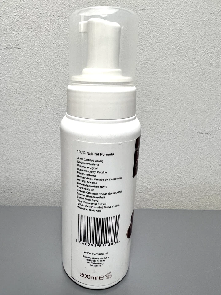 Suntana Self Tan Mousse - Cherry Medium Tan 8oz - self-application home tanning - Image 2 of 2