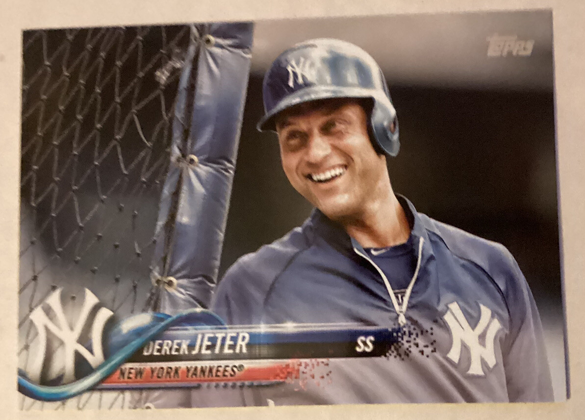 DEREK JETER 2018 TOPPS UPDATE #US250 LEGENDS VARIATION SP NEW YORK YANKEES