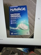 Navage Saltpod Original 60 Saline Concentrate Capsules -New In Box