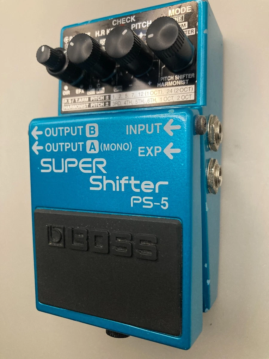 Boss PS-5 Super Shifter Pitch Shifter Guitar Effect Pedal Tested 