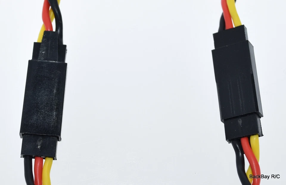 (5) 15CM Twisted 20awg Servo Extension Leads JR / Hitec w/ Built In Safety Clips - Image 3 of 3