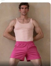 RBX Training Men's Athletic Shorts 7 Inseam Medium Pink NEW