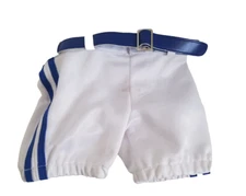 Build A Bear Build-A-Bear Workshop BAB All Star White Blue Football Pants Belt