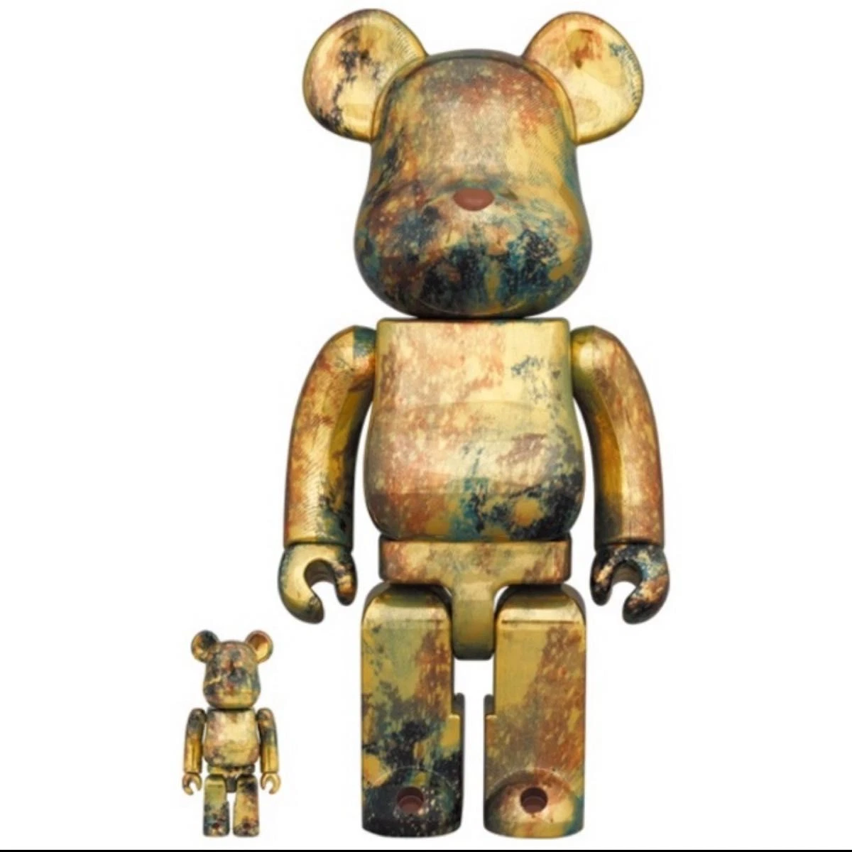 BE@RBRICK PUSHEAD #5 GOLD 100％ u0026 400％-