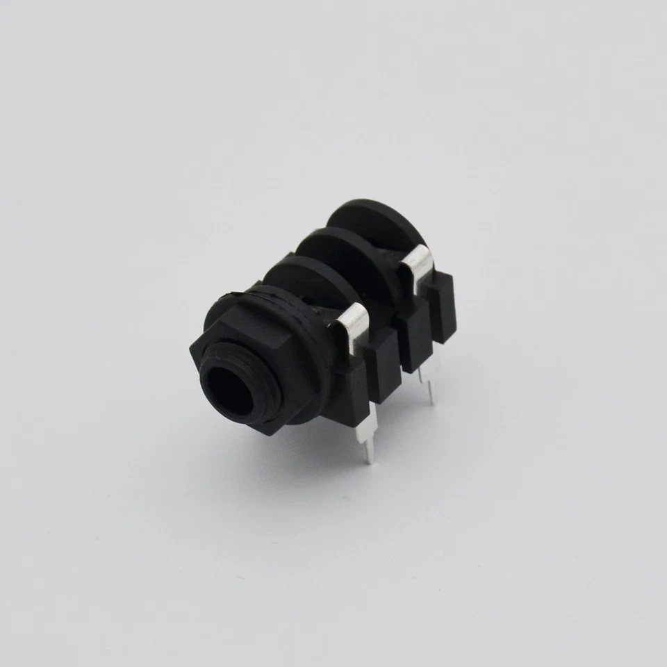 10,6.35 mm (1/4 in) Jack Female Mono Panel PCB Welding audio phone mount Socket - Image 2 of 4