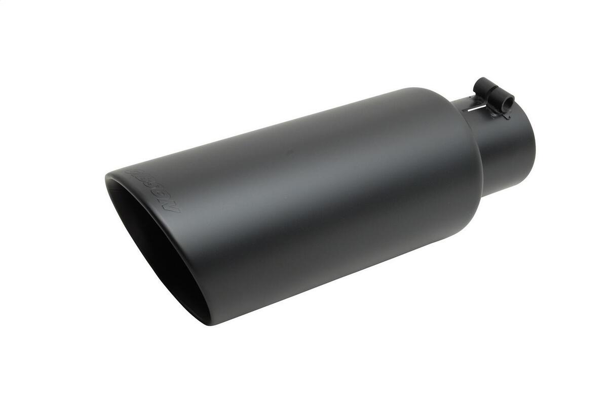 Gibson Black Ceramic Double-Wall Angle Exhaust Tip 500637-B Gibson Black Ceramic Double-Wall Angle Exhaust Tip 500637-B