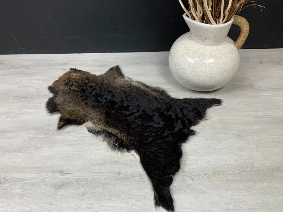 Alfombra de piel de oveja tibetana piel de cordero genuina colores naturales reales cubierta de asiento  Foto 3 de 4