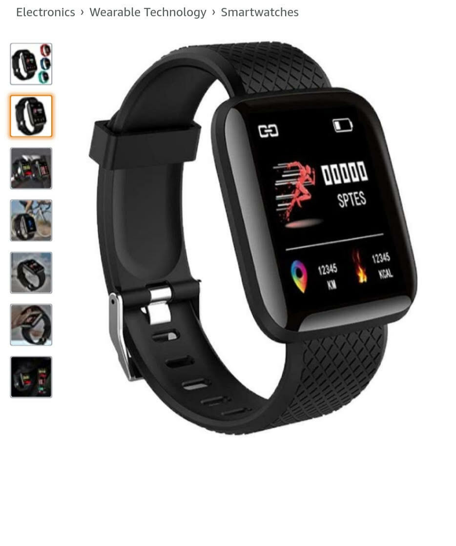 Fitness Smartwatch with Heart Rate & Sleep Tracking-image