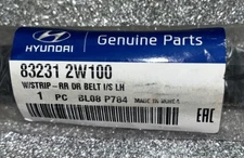 NEW OEM #832312W100 Rear LH Door Inner Belt Sweep Molding for Santa Fe 16-18