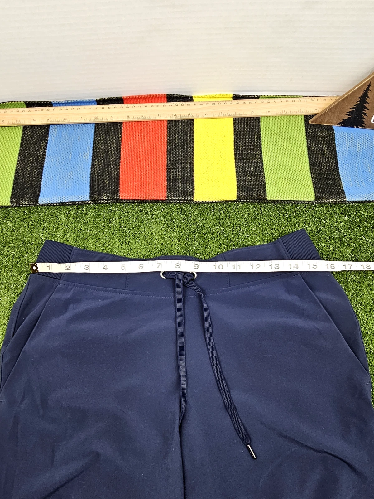 athleta pull on elastic waist tapered pants