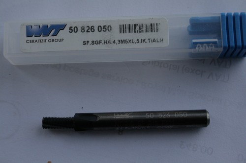 WNT M5 x 0.5 Solid Carbide Thraed Mill - 50826050