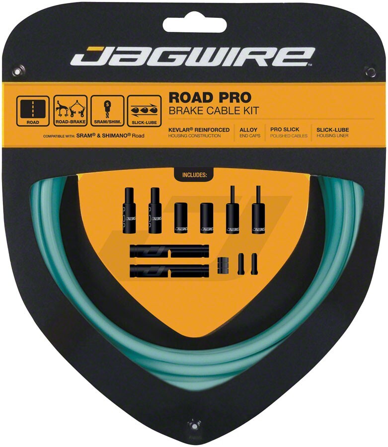 Jagwire Pro Brake Cable Kit | Road | Fits SRAM/Shimano | All Colors