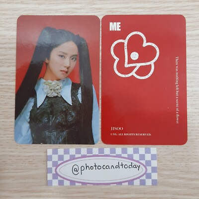 BLACKPINK JISOO ME OFFICIAL PHOTOCARD MERCH MD MERCHANDISE KPOP
