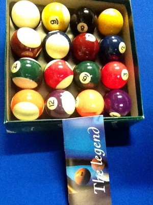  NEW 2 1/4'' Aramith American Spots and Stripes. **SUPERPOOL UK**