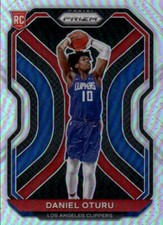 2020-21 Panini Prizm Daniel Oturu #279 Silver Prizms Los Angeles Clippers 2G