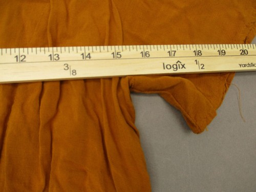 KNOX ROSE Size M Womens Burnt Orange Waist Gathered Front Tie Maxi Dress 1RE5 - 第 9/12 張圖片