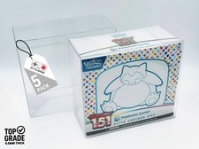 New Plastic Display Case Protector for Pokemon Elite Trainer Box ETB 5 Pack