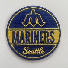 Seattle Mariners Vintage embroidered iron on patch 3" x 3" MLB