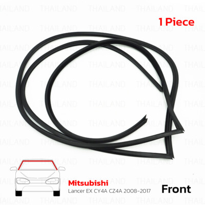 For Mitsubishi Lancer EX CY4A CZ4A 2008 - 18 Front Windshield Moulding Rubber