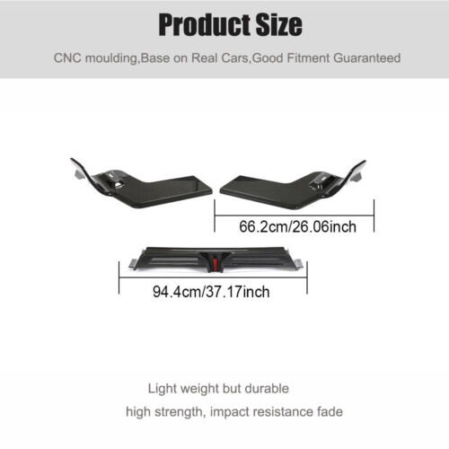 For Porsche Macan 2022-2024 Pre-Preg Dry Carbon Rear Bumper Diffuser Lip W/LED - Picture 9 of 14