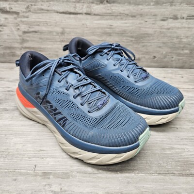 HOKA ONE ONE M Bondi 7 Running Shoes 1110518 RTOS Blue Mens  display picture 1