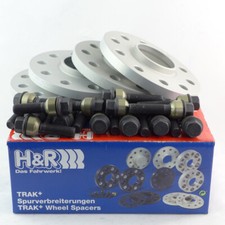 H&R Spurverbreiterung VA+HA ABE für Porsche 46mm silber/SW X957161-23