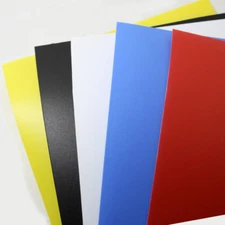 Coloured Polypropylene Plastic Sheet A5 A4 A3 0.5mm Model Making Arts DIY Crafts