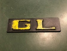 STEMMA SCRITTA VOLKSWAGEN GL JETTA GOLF VENTO PASSAT EMBLEM BADGE AUTO EPOCA