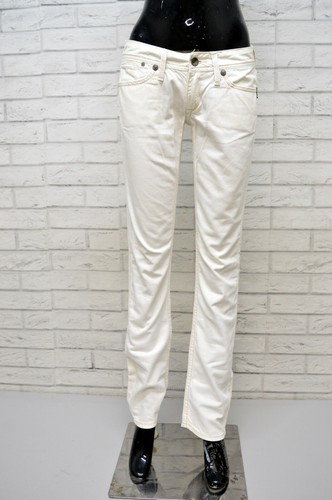 G-STAR Donna Pantalone Bianco Taglia 40 Jeans Pants Women's White Usato |  eBay