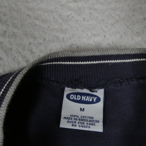 Vintage Old Navy T-Shirt Herren Gr. M dunkelblau 100% Baumwolle Tasche T Kurzarm - Bild 7 von 17