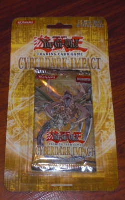 Yugioh 1st Edition Cyberdark Impact Booster Blister Pack MINT
