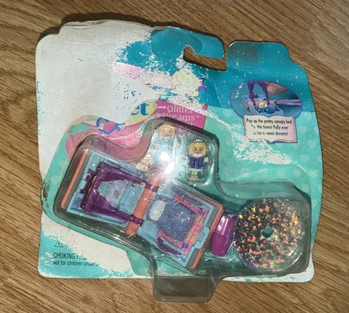 1996 Mattel Polly Pocket CARDED Glitter Dreams Locket