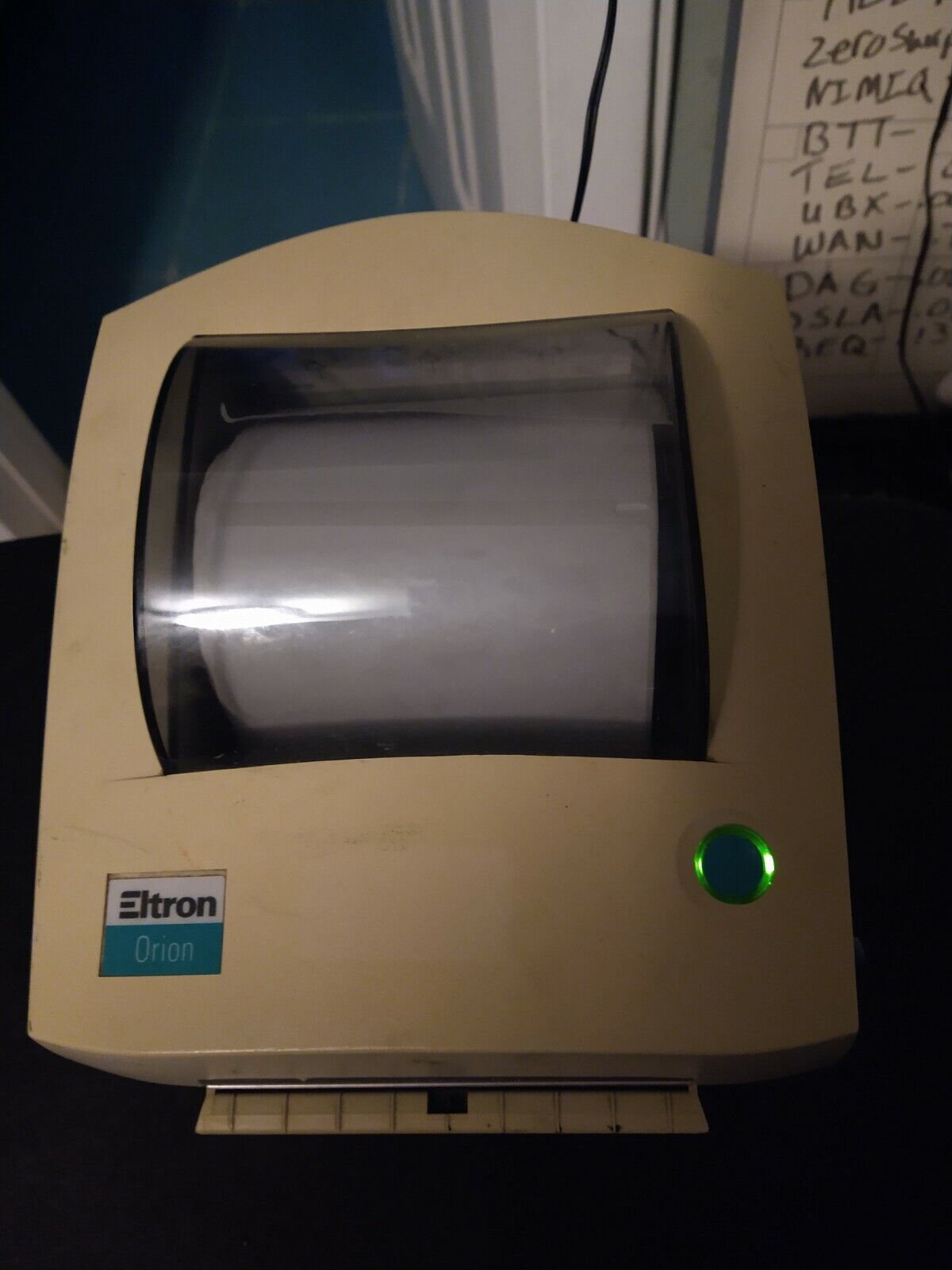 Eltron Orion FDX LP2443PSAT Direct Thermal Label Printer 120597-001 + AC Adapter
