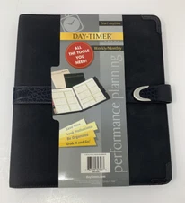 Day-Timer Undated Start Anytime Weekly/Monthly Performance Planner Black 