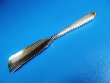 Vintage Sterling Silver Handled Shoe Horn w/ Chrome Plated Paddle / Horn 8.5"