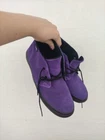 VANS Chukka in pelle scamosciata viola scuro taglia 7 EU 38
