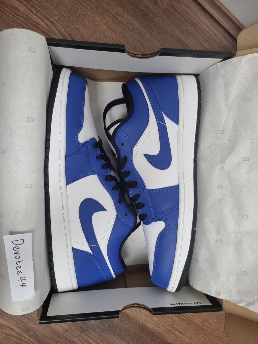 Nike Air Jordan Low Game Royal UK Size (White/Blue