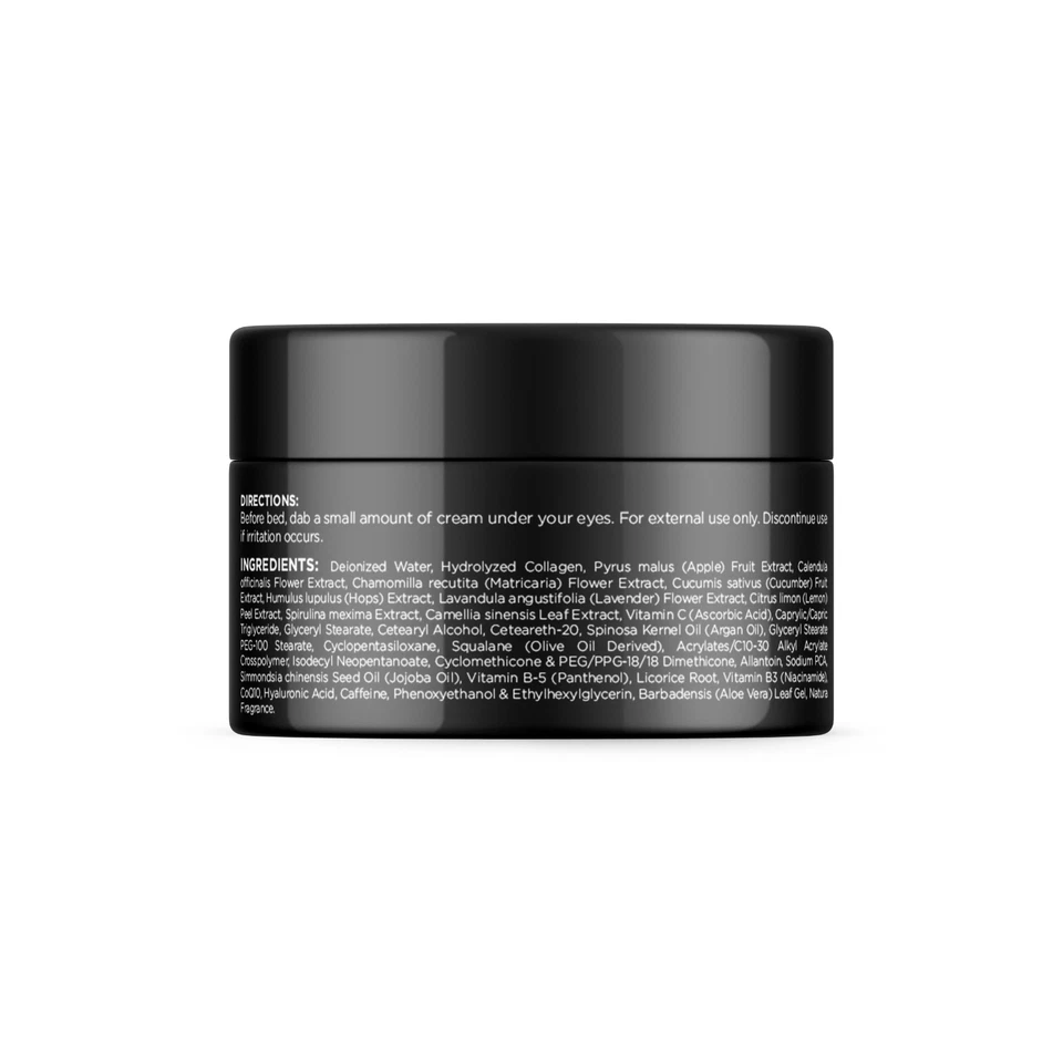 Collagen & Caffeine Eye Cream for Men with Hyaluronic Acid - Made in USA - 1.7oz Foto 3 de 4