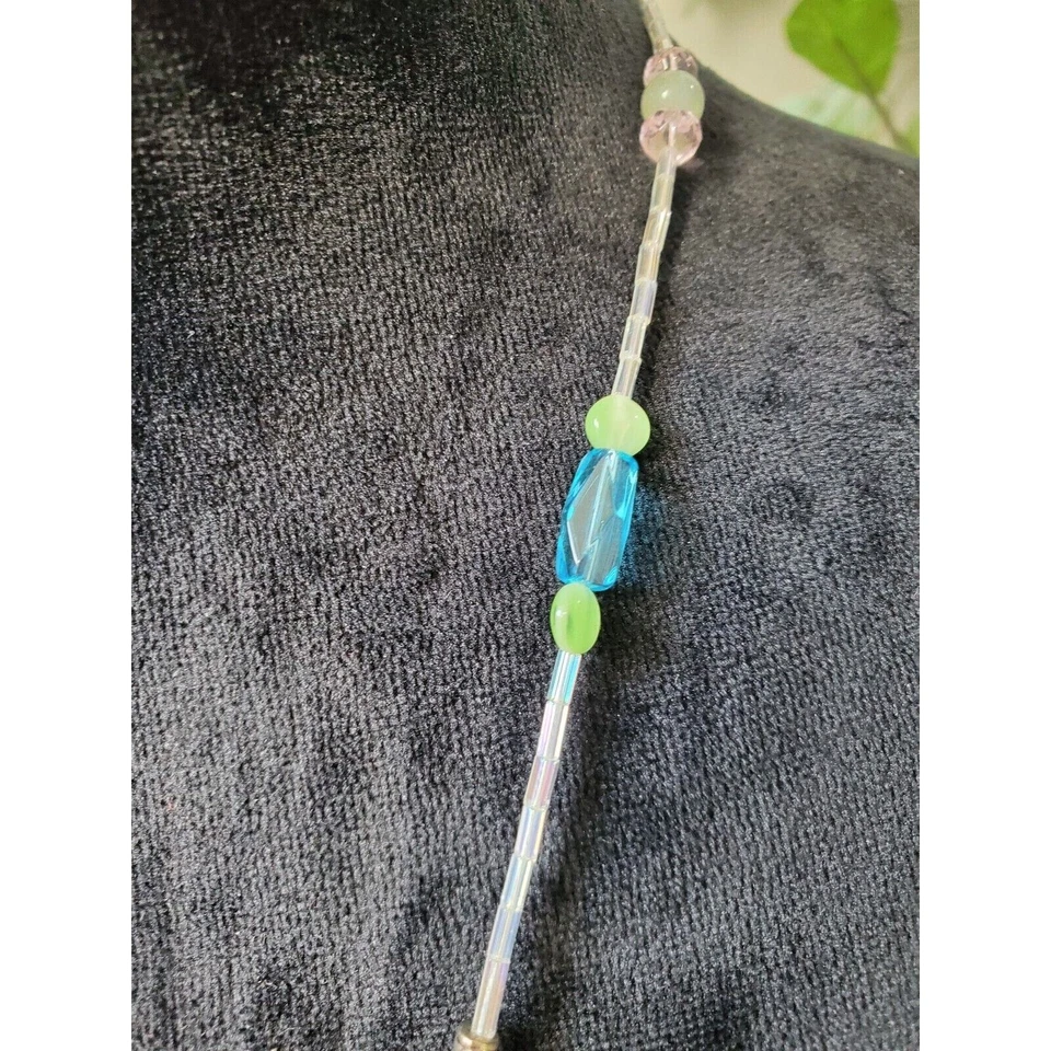 Collar estilo dije bonito corazón amatista cristal de Murano corazón veneciano Foto 2 de 4