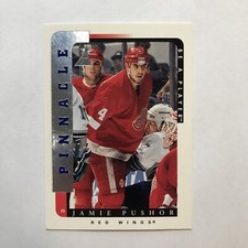 #102 Jamie Pushor - Detroit Red Wings - 1996-97 Pinnacle Be a Player Hockey