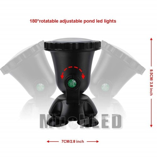 Submersible 36LED RGB Color Changing Pond Spotlight Underwater Pool Fountain Luz - Picture 15 of 24