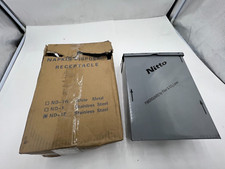 Hospeco ND-1E Stainless Steel Sanitary Napkin Waste Receptacle Hinged Bottom