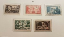 Collection Timbres France Année 1940-1944 Oblitérés et neufs*