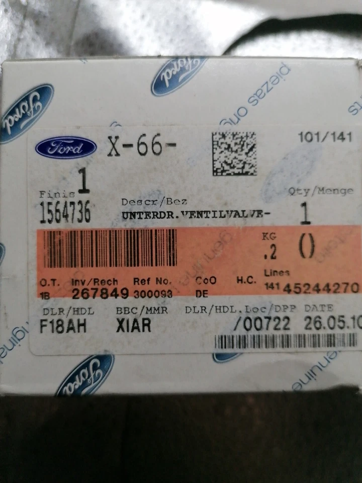 1564736 Solenoid Valve Turbo Pressure Original Ford Genuine - Image 4 of 4