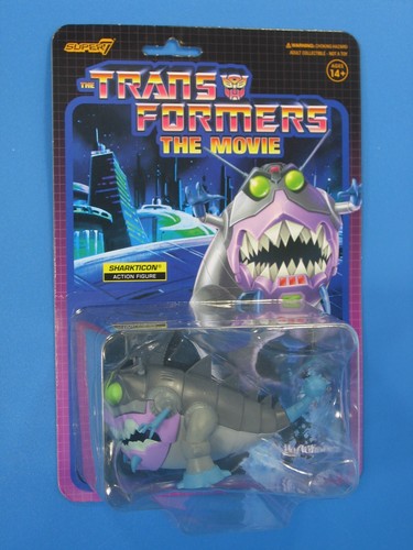 Transformers The Movie Sharkticon Action Figure 2022 MOC Reaction Super 7 - Picture 8 of 9