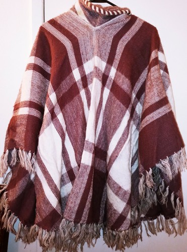 Vintage 80's Poncho - Size Medium 