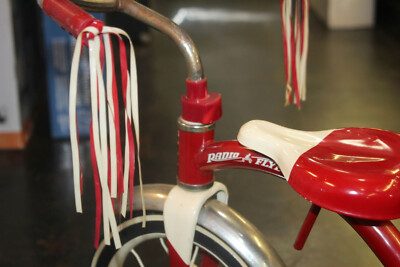 Vintage Retro Radio Flyer Red Tricycle Spoke Wheels Steel Frame