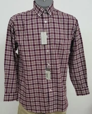 Daniel Cremieux Signature 3 Merlot Purple Plaid L/S Men's Shirt M NWT $89.50