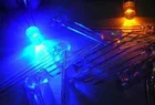 40pcs 3mm Bi-Polar Common Cathode Yellow/Blue Led, YB3L ay