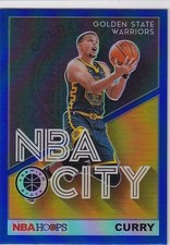 2019-20 Hoops Premium Stock #2 Stephen Curry NBA City Blue